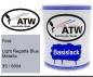 Preview: Ford, Light Regatta Blue Metallic, 3S / 6004: 1L Lackdose, von ATW Autoteile West.